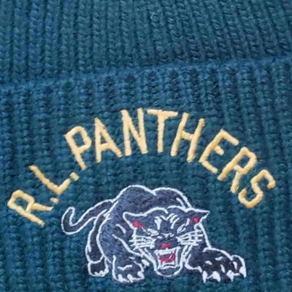 Nwt Polo Ralph Lauren Navy R.L Panthers Skully - Picture 2 of 3